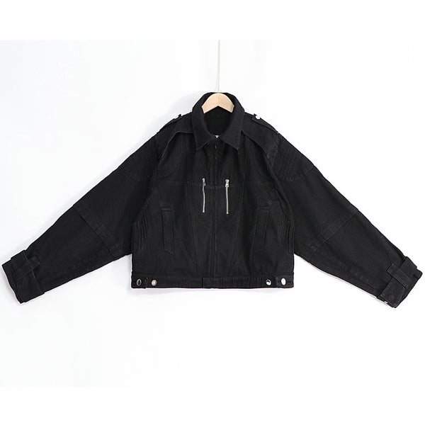 STEALTH CROPPED JACKET hover